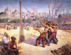 The Pile Drivers, Maximilien Luce